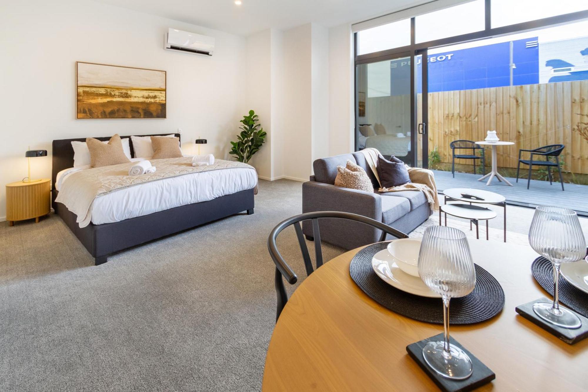 Single Level Studio, Cbd Escape: King Bed Christchurch Esterno foto